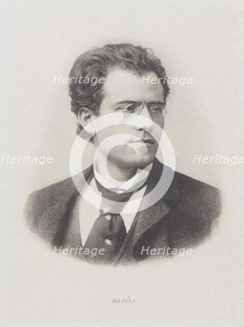 Portrait of Gustav Mahler (1860-1911), 1900s. Creator: Anonymous.