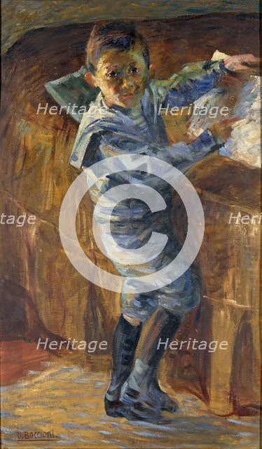 Portrait of a boy, 1908-1909.