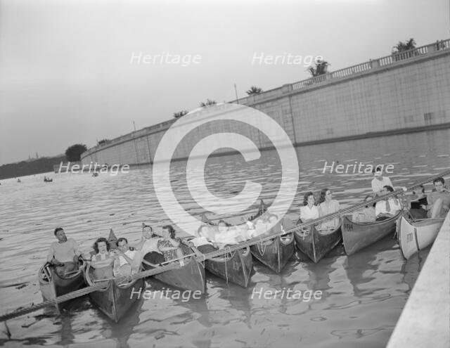 Russian war anniversary benefit at the Watergate, Washington, D.C., 1942. Creator: Gordon Parks.