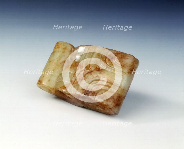 Jade finial, Han dynasty, China, 206 BC-220 AD. Artist: Unknown