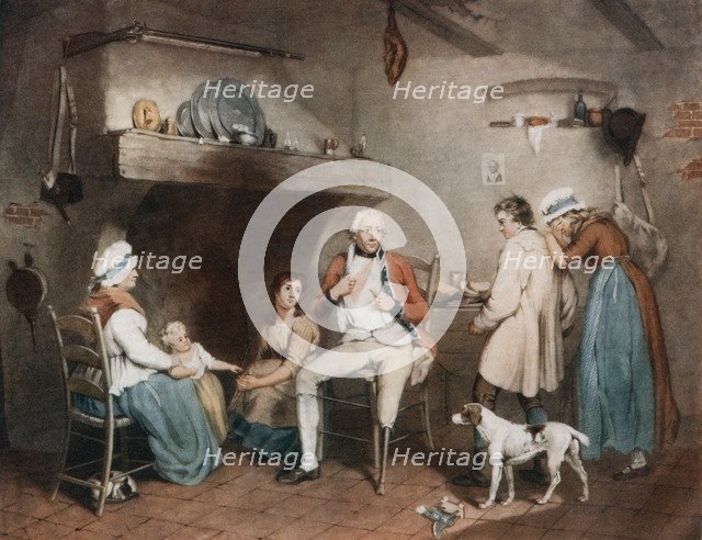 'The Wounded Soldier', 1913.Artist: JR Smith