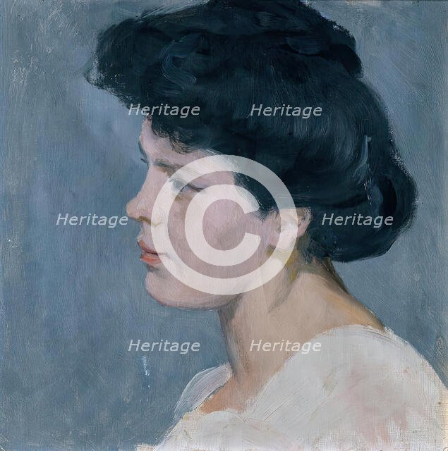 Mary Losert, niece of the artist, 1919. Creator: Ernst Stohr.