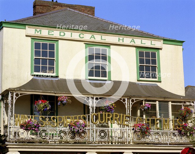 Currie Chemist, Broad Street, South Molton, Devon, July 2000. Artist: M Hesketh Roberts