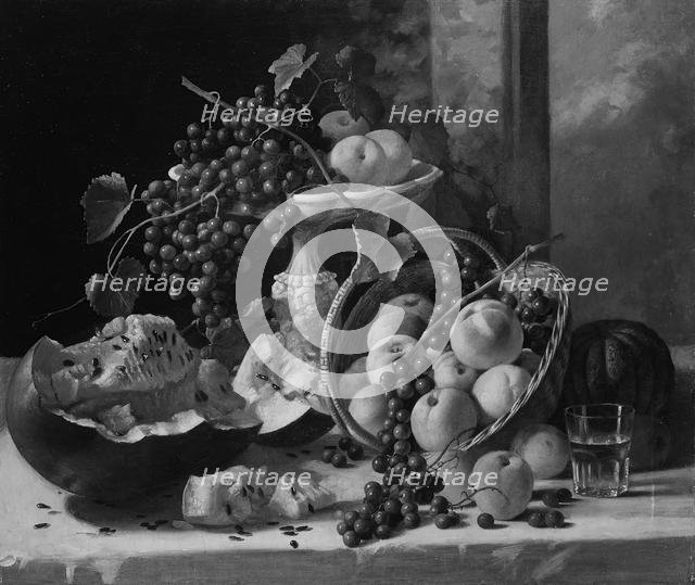 Still Life with Fruit, ca. 1857. Creator: John F. Francis.