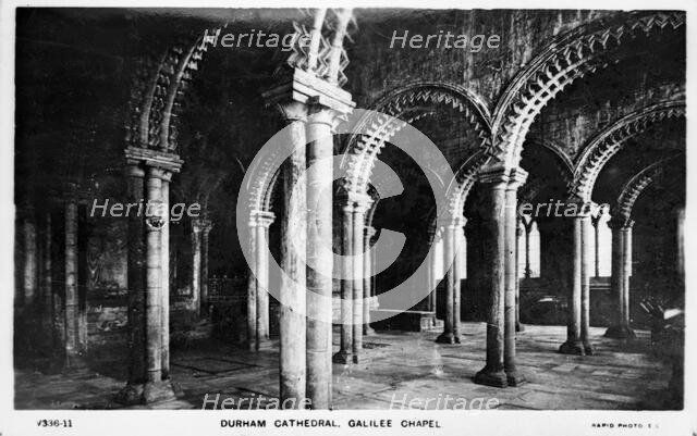 Durham Cathedral, Galilee Chapel. Creator: Unknown.