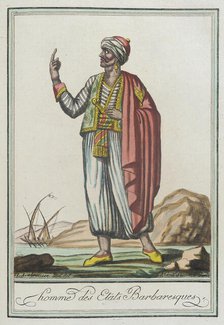 Costumes de Différents Pays, 'Homme des Etats Barbaresques', c1797. Creators: Jacques Grasset de Saint-Sauveur, LF Labrousse.