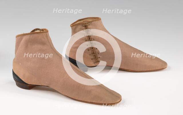 Boots, American, 1855-65. Creator: Unknown.