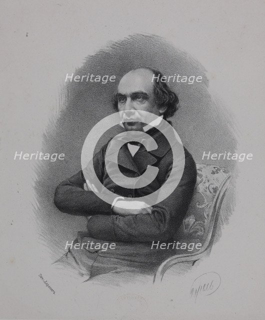 Portrait of the Historian Timofey Nikolayevich Granovsky (1813-1855), 1850s.