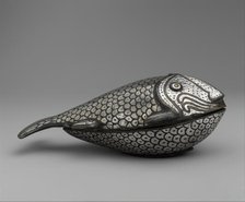 Fish-Shaped Box, India, 19th century. Creator: Unknown.