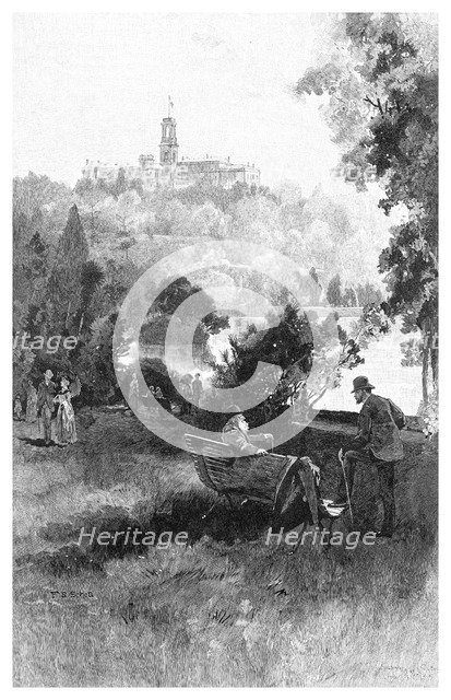 Government House, Melbourne, Victoria, Australia, 1886.Artist: Frederic B Schell