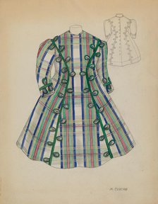 Child's Dress, c. 1937. Creator: Margaret Concha.