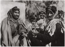 'A sheikh enjoying the famous Arab coffee', Iraq, 1925. Artist: A Kerim