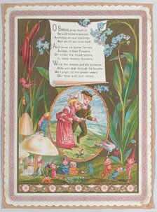 Valentine, 1874. Creator: Catherine Greenaway.