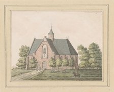 View of the church at Sint Pancras, 1700-1800. Creator: Anon.