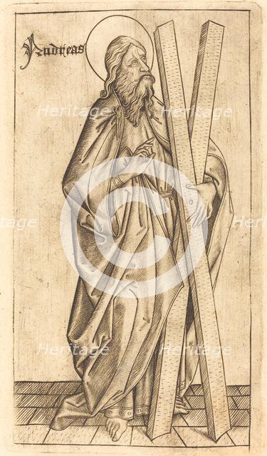 Saint Andrew, c. 1470/1480. Creator: Israhel van Meckenem.