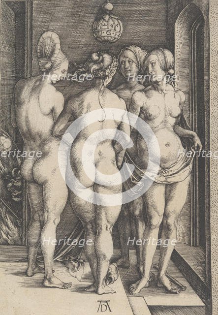 Four Naked Women, 1497., 1497. Creator: Albrecht Durer.