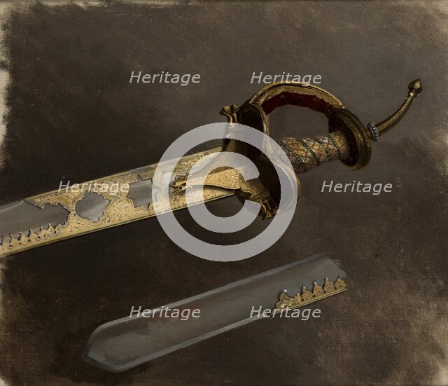 Study of a Sabre, before 1874. Creator: Stanislaus von Chlebowski.