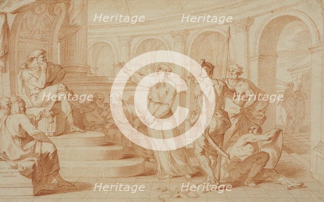 Paul before Felix. Creator: Unknown.