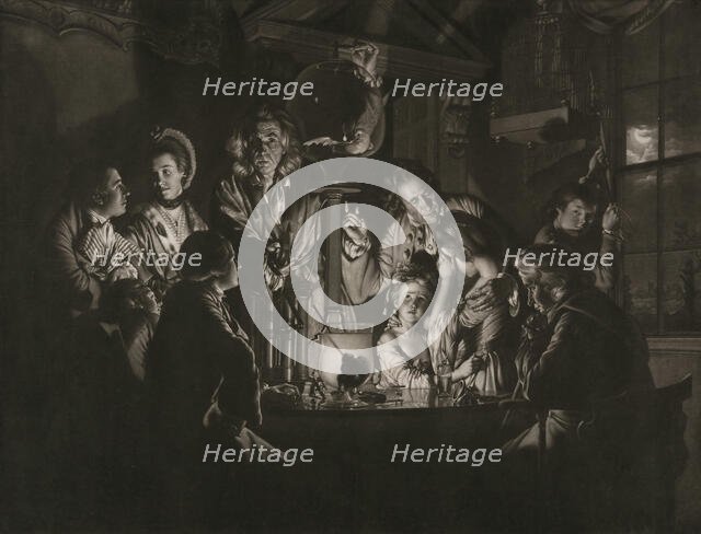 A Philosopher Shewing an Experiment on the Air Pump, 1769. Creator: Valentine Green.