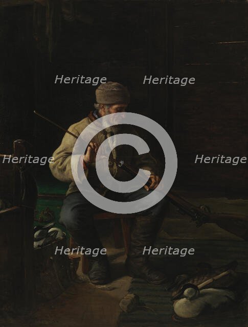 Before the Chase, 1880. Creator: Adolf von Becker.