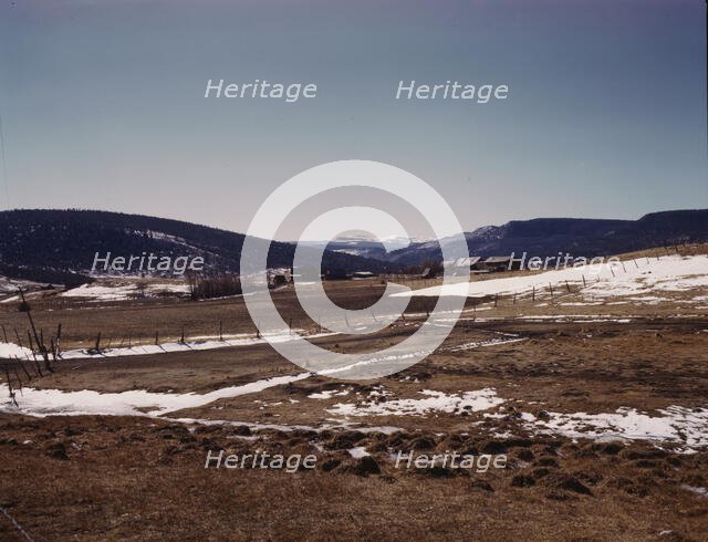 Valley of Chacon, Mora County, New Mexico, 1943. Creator: John Collier.