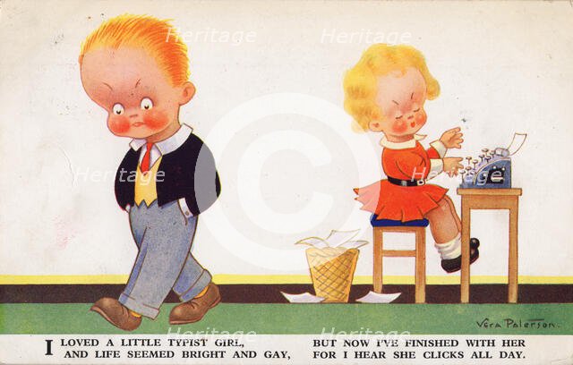 I loved a little typist girl', 1935. Creator: Vera Paterson.
