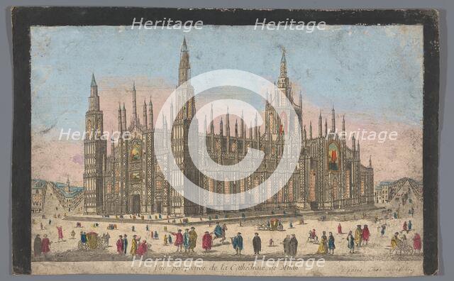 View of the Duomo in Milan, 1759-c.1796. Creator: Unknown.