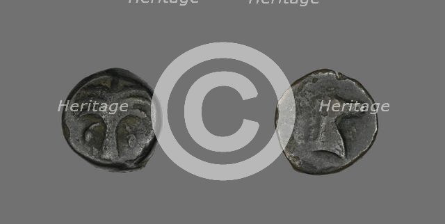 Coin Depicting a Date Palm Tree, 410-146 BCE. Creator: Unknown.