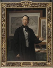 The Art Historian Niels Lauritz Hoyen, 1868. Creator: Wilhelm Marstrand.