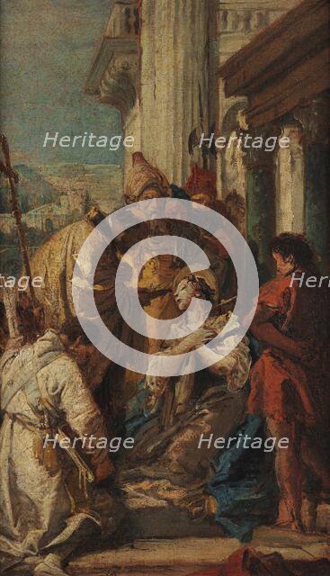 The Communion of Saint Lucy, c1748. Creator: Tiepolo, Giambattista (1696-1770).