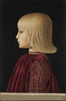 Portrait of a Boy (Guidobaldo Da Montefeltro?), ca 1479. Creator: Piero della Francesca (ca 1415-1492).