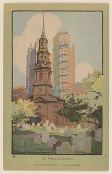 St. Paul's Chapel, 1914. Creator: Rachael Robinson Elmer.