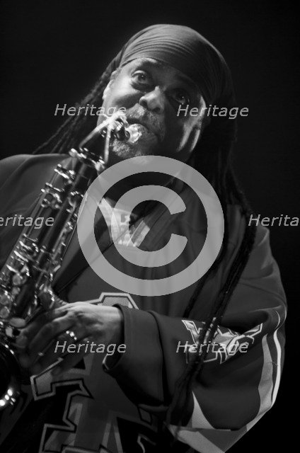 Courtney Pine Artist: Alan John Ainsworth.