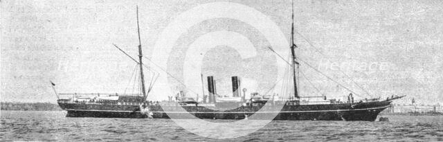 'The Royal Mail Steamer," Moselle," which struck on a reef near Colon and became a Total..., 1891. Creator: Unknown.