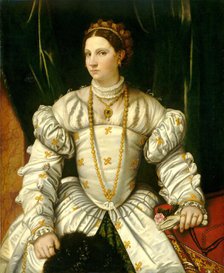 Portrait of a Lady in White, c. 1540. Creator: Moretto da Brescia.