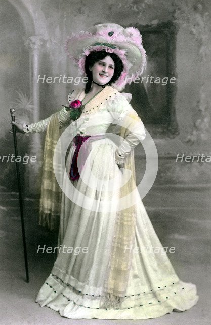 Zena Dare (1887-1975), English actress, 1906.Artist: Rotary Photo