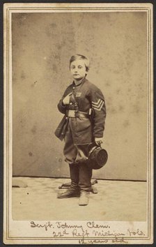 Sergeant Johnny Clem, 1863. Creator: Morse & Peaslee.