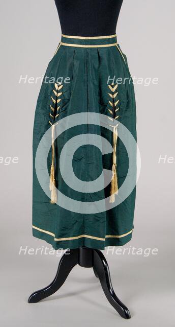 Apron, American, ca. 1865. Creator: Unknown.