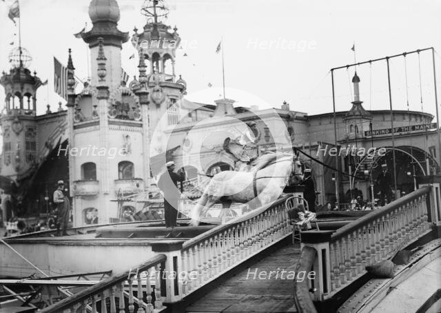 Coney Island, Open air circus, between c1910 and c1915. Creator: Bain News Service.