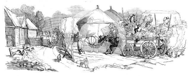 Harvest Operations - Stacking, 1858. Creator: Unknown.