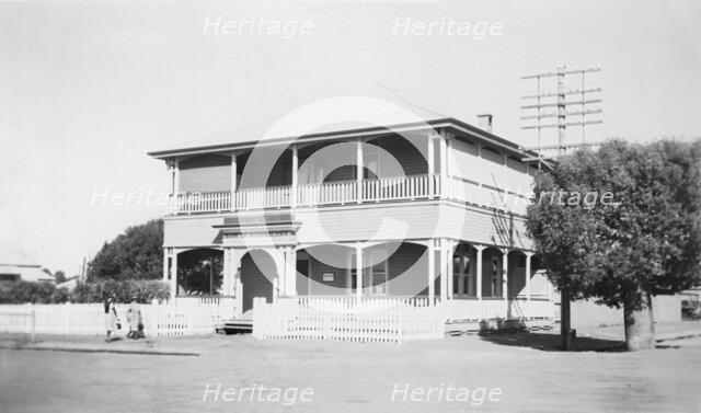 Bank of Australasia, Roma, Queensland, 1944. Creator: Jack Bain.