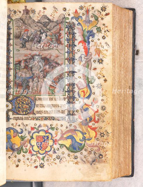 Hours of Charles the Noble, King of Navarre (1361-1425): fol. 106r, Last Judgment, c. 1405. Creator: Master of the Brussels Initials and Associates (French).