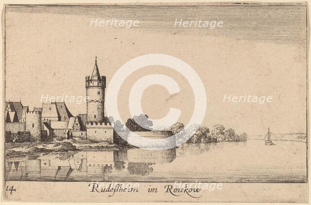 Rudesheim, 1635. Creator: Wenceslaus Hollar.