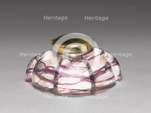 Inkwell, c. 1899. Creator: Pallme-König & Habel (Czech).