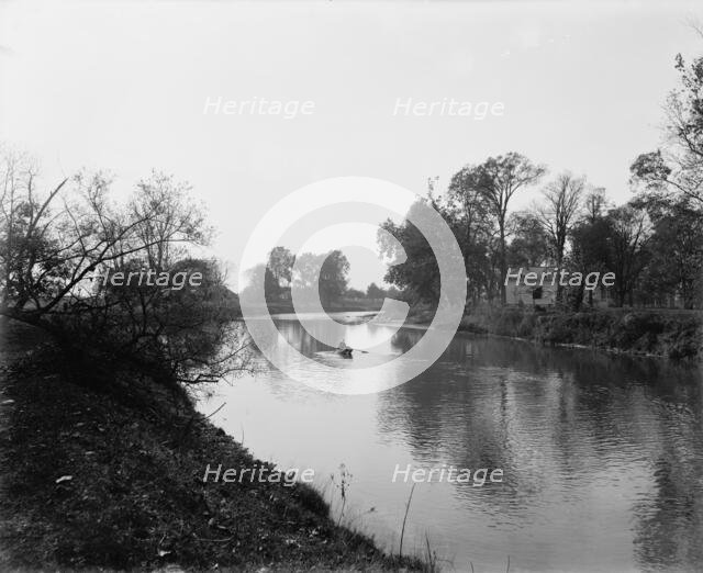 Clinton River summer resort, Mt. Clemens, between 1880 and 1899. Creator: Unknown.