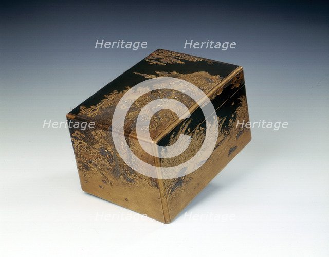 Maki-e lacquer dowry box, Middle Edo period, Japan, 1st half of 18th century. Artist: Unknown