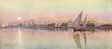 'Cairo from the River-Evening', c1880, (1904). Artist: Robert George Talbot Kelly.