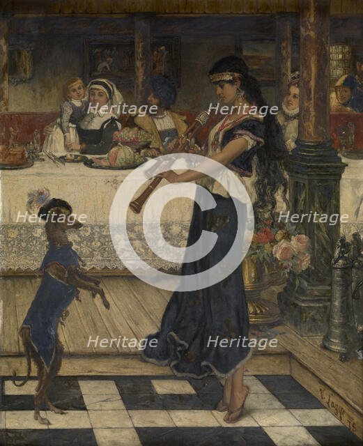 Gipsy, 1878. Creator: Victor Lagye.