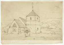 Eastdam Church near Eastbourn Sussex, Aug. 27, 1866. Creator: William Roxby Beverley.