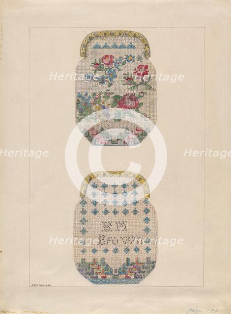 Purse, c. 1936. Creator: Edith Magnette.